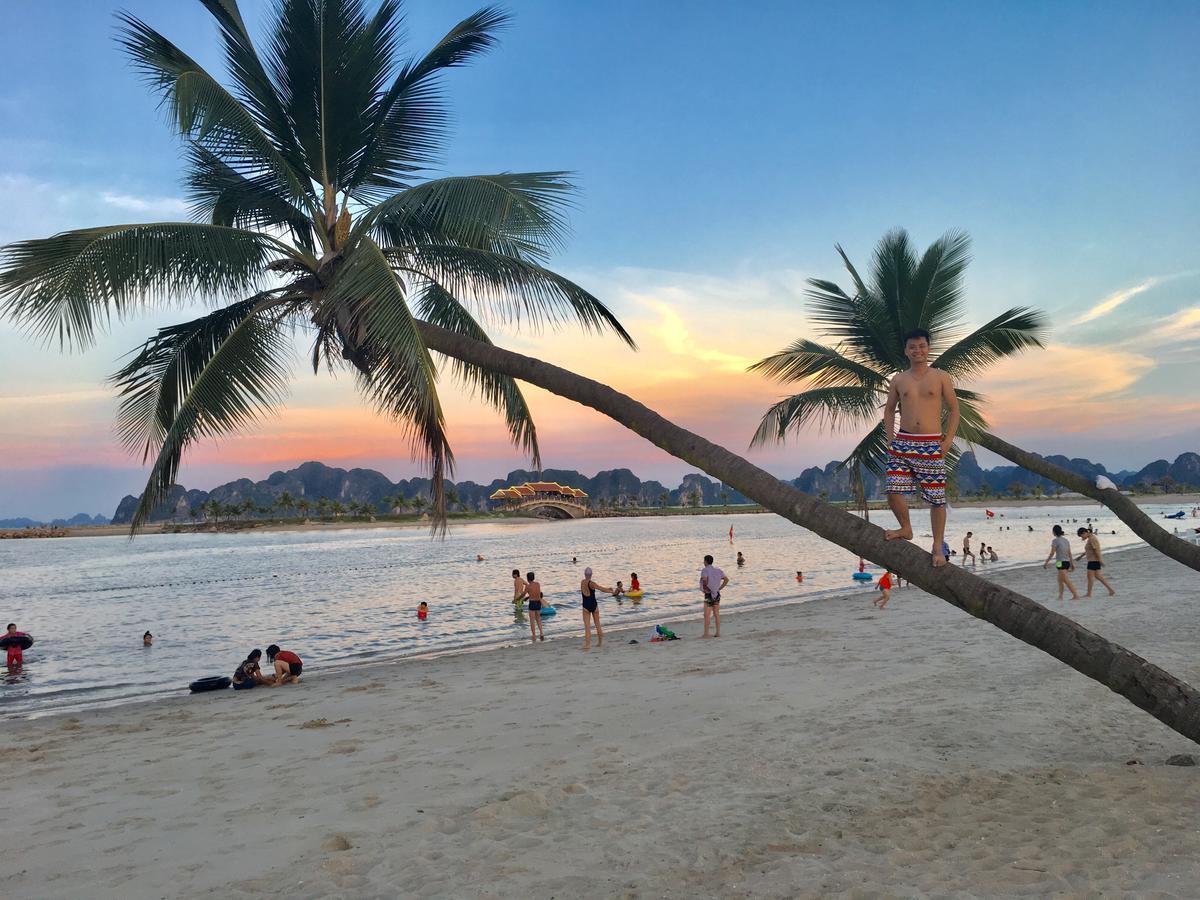 Moc Tra Hotel Tuan Chau Ha Long Esterno foto